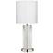 9Y157 - Cylindrical Brushed Nickel Table Lamp