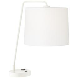 9Y751 - Metal Table Lamp with Outlet