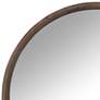 2_A and B Home Thayne Natural Wood 27 1/2" Round Wall Mirror more views