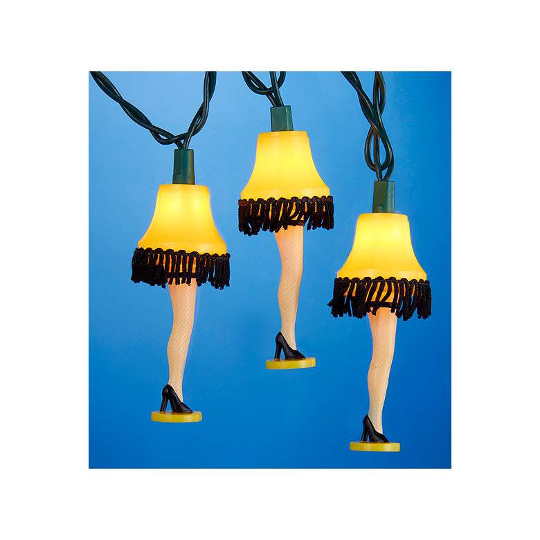 Image 1 A Christmas Story Official Leg Lamp 10-Light String Light