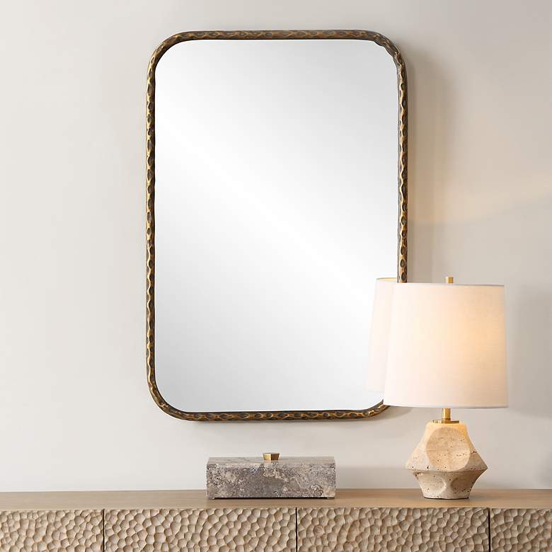 Image 2 A Little Knotty Bronze 20" x 30" Rectangular Vanity Mirror