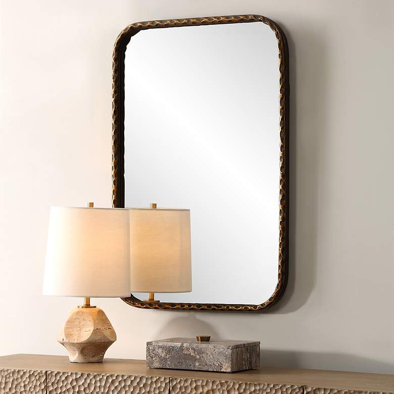 Image 4 A Little Knotty Bronze 20" x 30" Rectangular Vanity Mirror more views