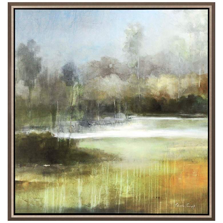 Image 2 A Quiet Place 46" High Framed Giclee on Canvas Wall Art