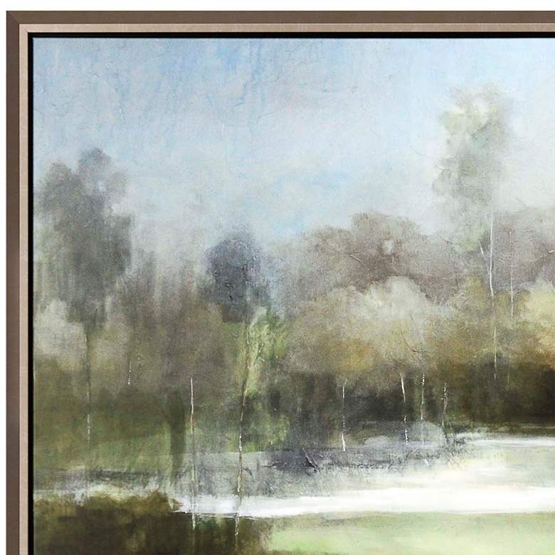 Image 3 A Quiet Place 46" High Framed Giclee on Canvas Wall Art more views