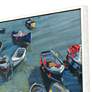 A Rising Tide 42" High Rectangular Giclee Framed Wall Art in scene
