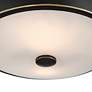 4_Aabria 11 3/4" Wide Black and Outdoor Flush Ceiling Light more views
