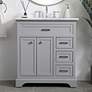 1_Aaron 32" Wide Gray 3-Drawer Single Sink Bathroom Vanity