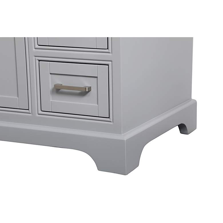 Image 7 Aaron 32" Wide Gray 3-Drawer Single Sink Bathroom Vanity more views