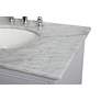 7_Aaron 32" Wide Gray 3-Drawer Single Sink Bathroom Vanity more views