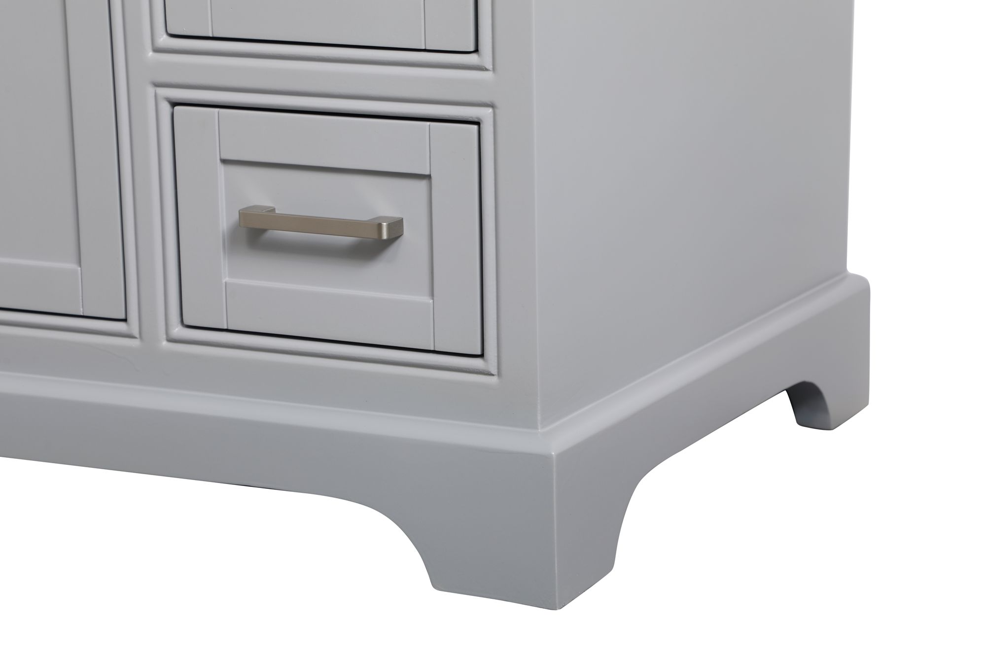 Aaron 32" Wide Gray 3-Drawer Single Sink Bathroom Vanity