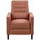 Aartwood Red Fabric Tufted Push Back Recliner