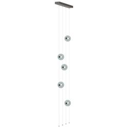 Abacus 5-Light Floor to Ceiling Plug-In LED Lamp - Oil Rubbed Bronze - Grey