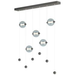 Abacus 5-Light LED Pendant - Iron - Cool Grey