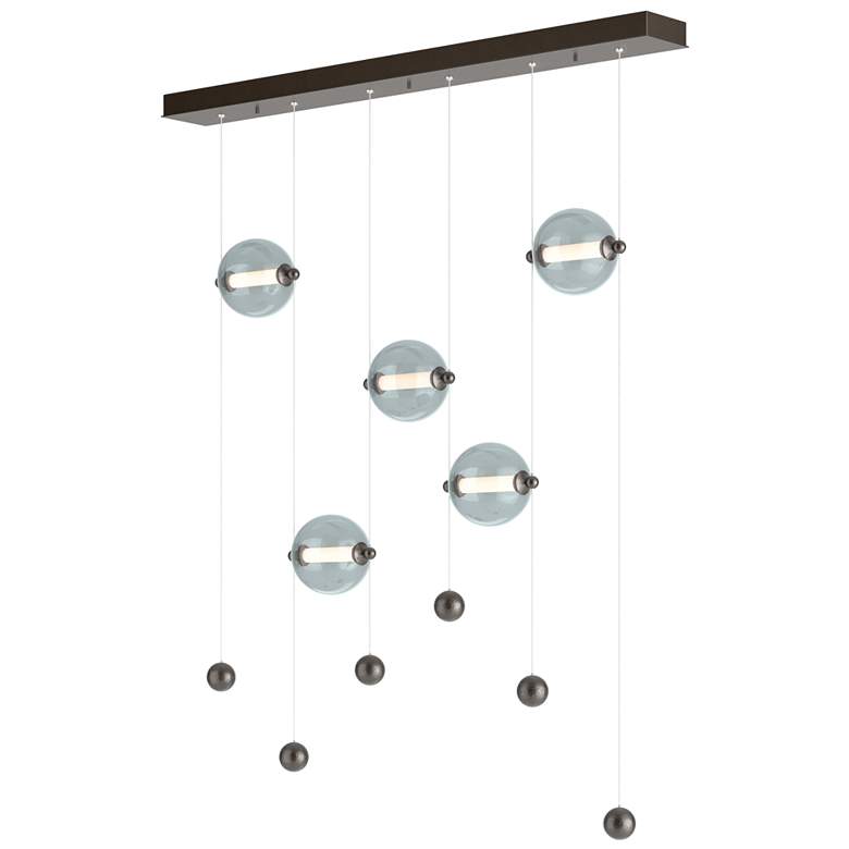 Image 1 Abacus 5-Light LED Pendant - Oil Rubbed Bronze - Cool Grey