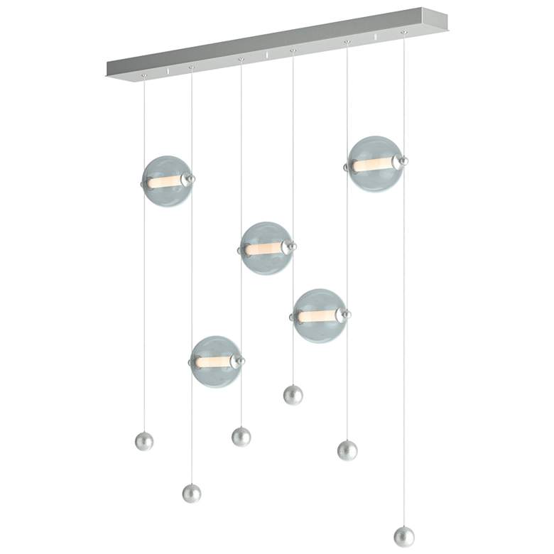 Image 1 Abacus 5-Light LED Pendant - Platinum - Cool Grey