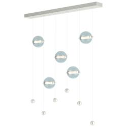 Abacus 5-Light LED Pendant - Sterling - Cool Grey