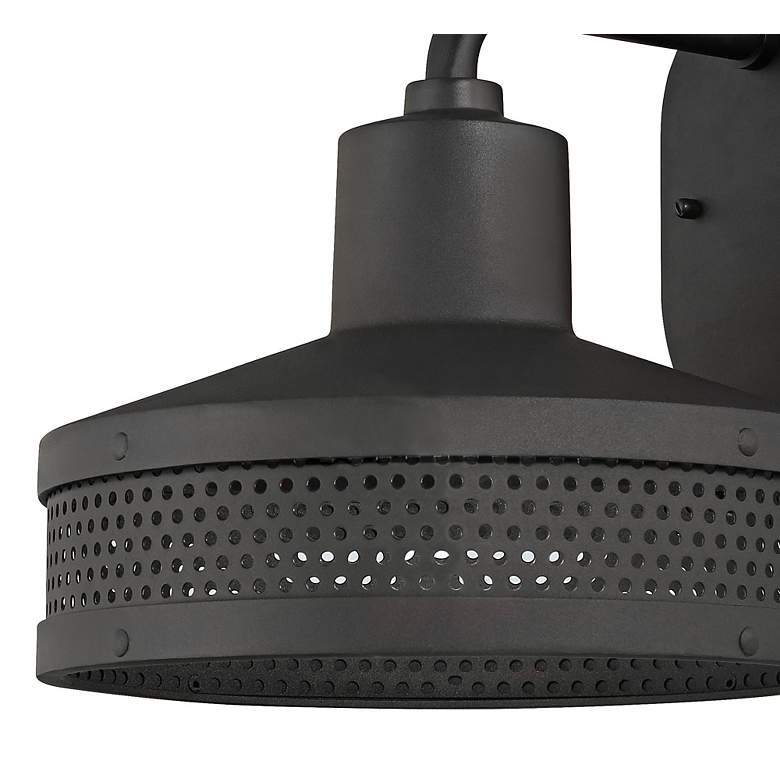 Image 2 Abalone Point 11 1/2" High Sand Coal Outdoor Wall Light more views