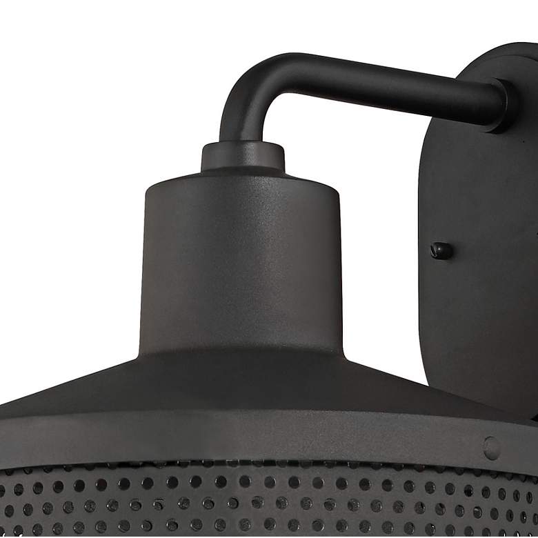 Image 3 Abalone Point 11 1/2" High Sand Coal Outdoor Wall Light more views