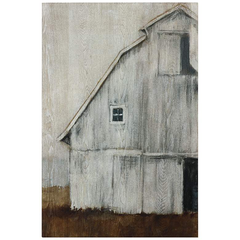 Image 2 Abandoned Barn II 36 inch High Giclee Printed Wood Wall Art