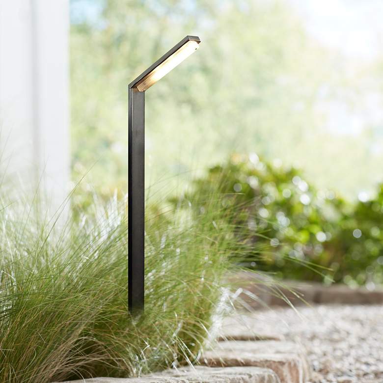 Image 1 Abba Allegro 24" High Stainless Steel LED Landscape Path Light