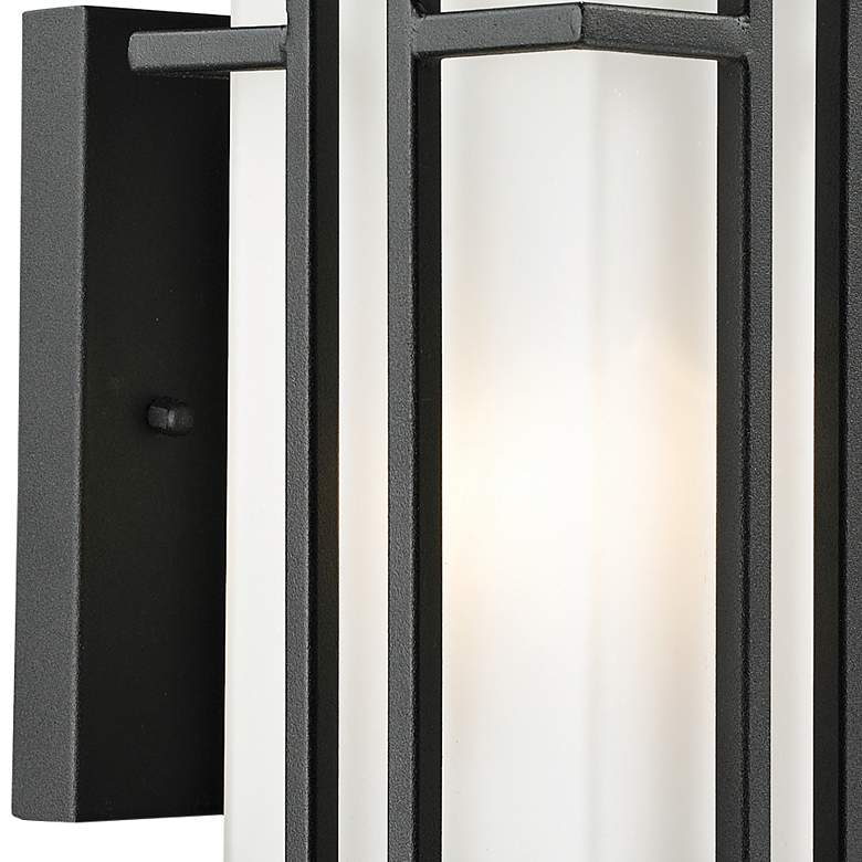 Image 3 Abbey 11 3/4" High Black Metal Outdoor Wall Light more views