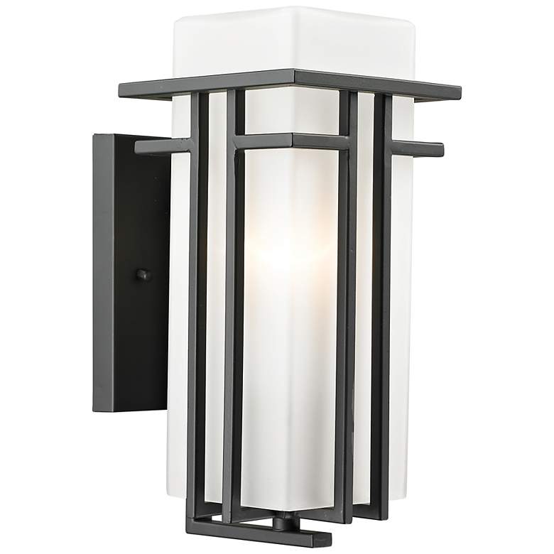 Image 1 Abbey 11 3/4" High Rubbed Bronze Outdoor Wall Light