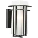 Abbey 11 3/4&quot; High Rubbed Bronze Outdoor Wall Light