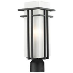 Abbey 17 1/4" High Black Outdoor Post Light