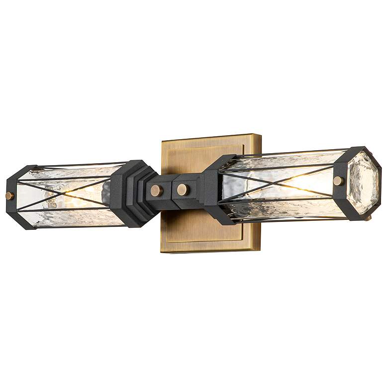 Image 2 Abbey 2 Light Mid Century Modern Wall Sconce