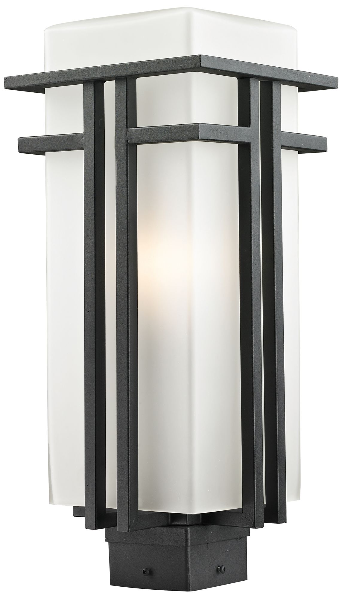 Abbey by Z-Lite Black 19.25 inch Outdoor Post Light