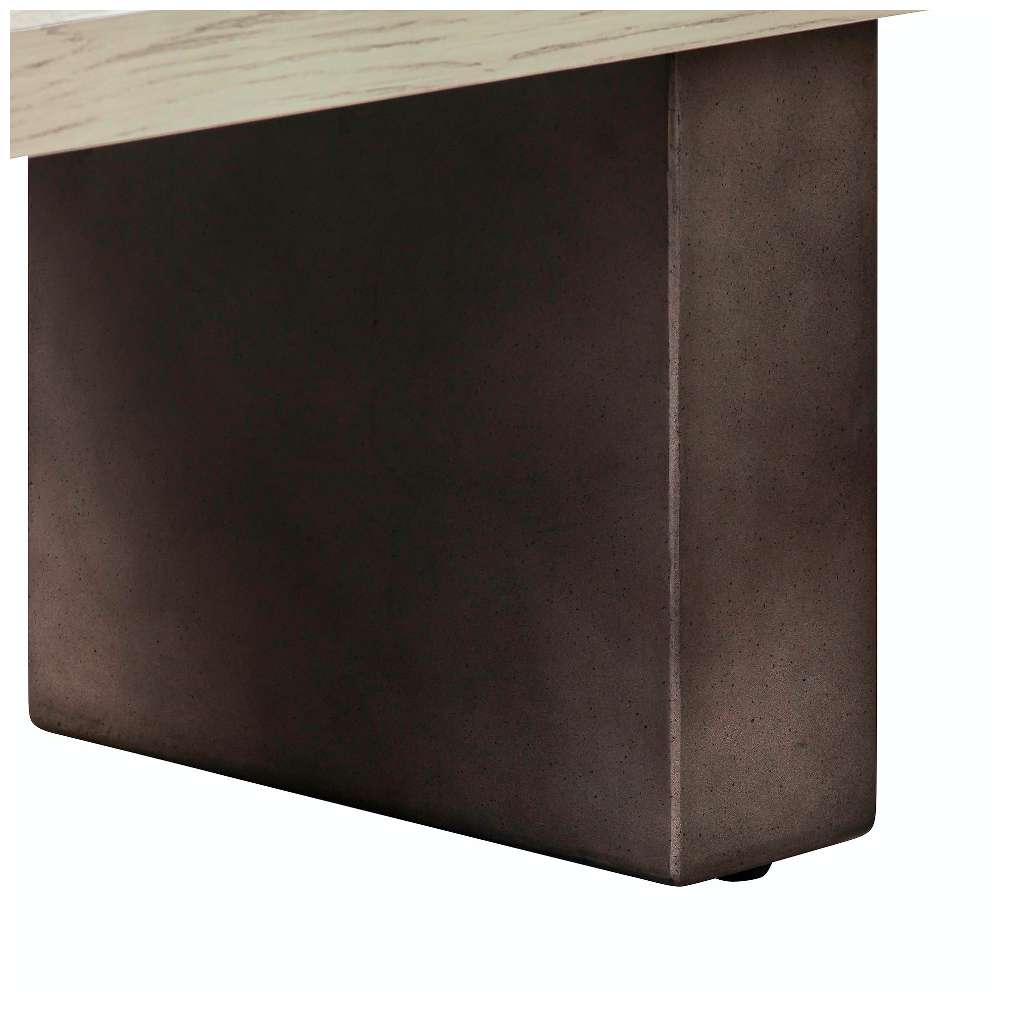 Image 6 Abbey Coffee Table in Concrete and Grey Oak Wood more views