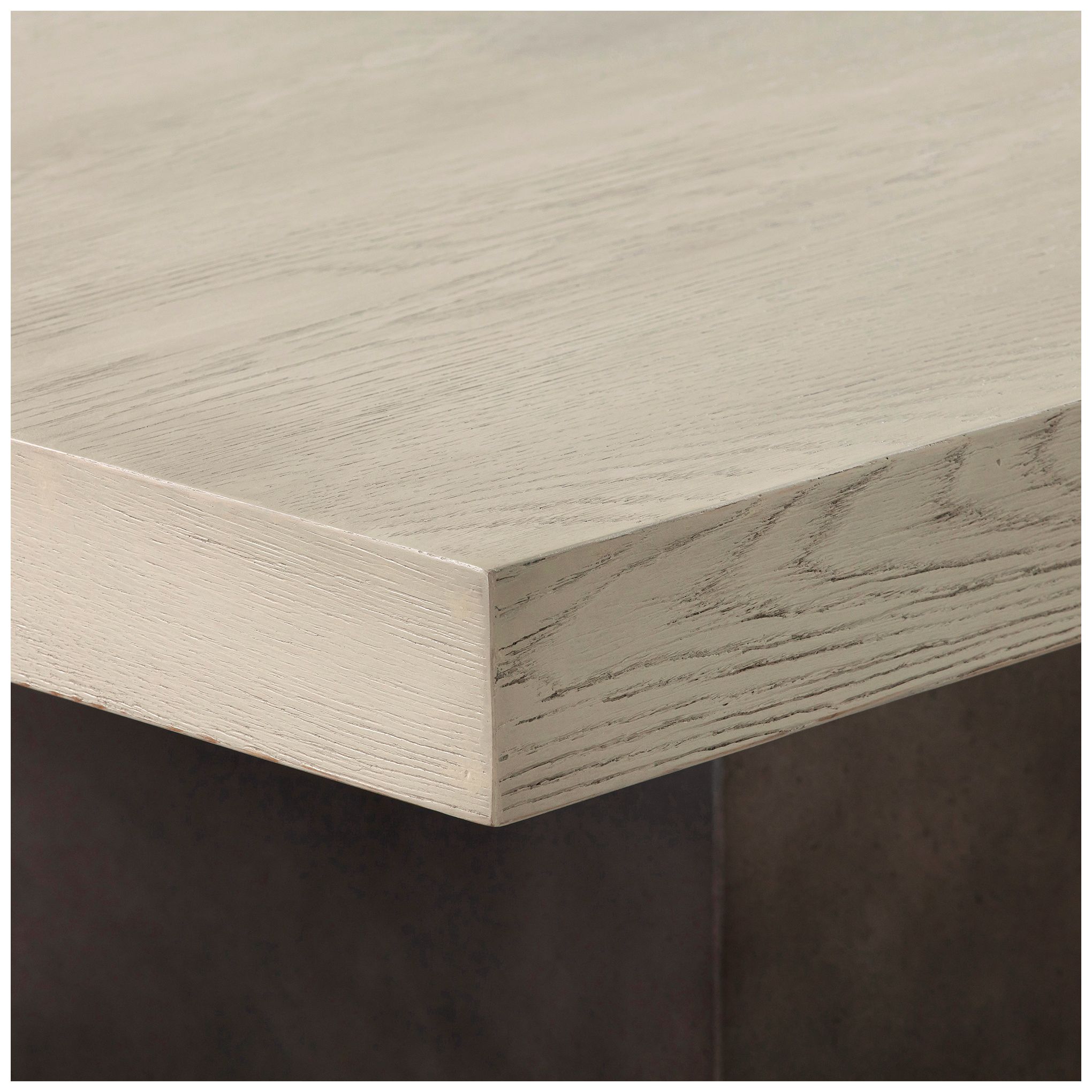 Image 6 Abbey Console Table in Concrete and Grey Oak Wood more views