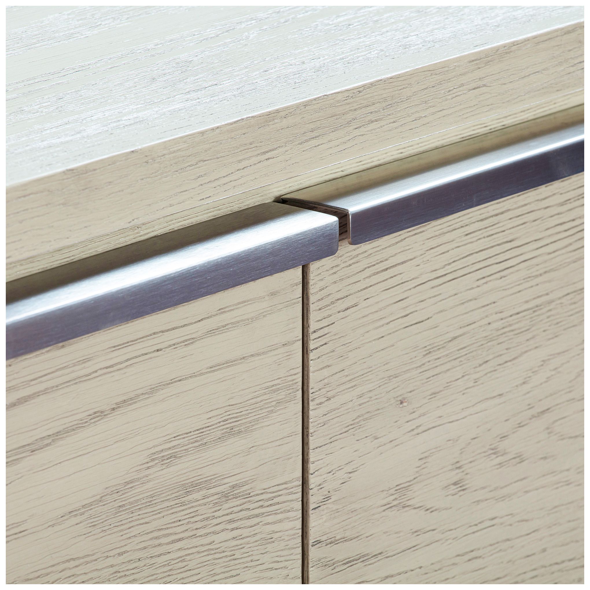 Abbey Dresser with 6 Drawers in Grey Oak Wood