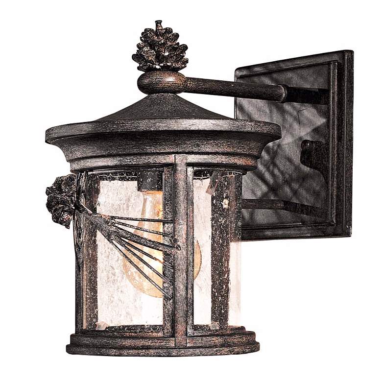 Image 2 Abbey Lane Collection 10 inch High Outdoor Wall Light