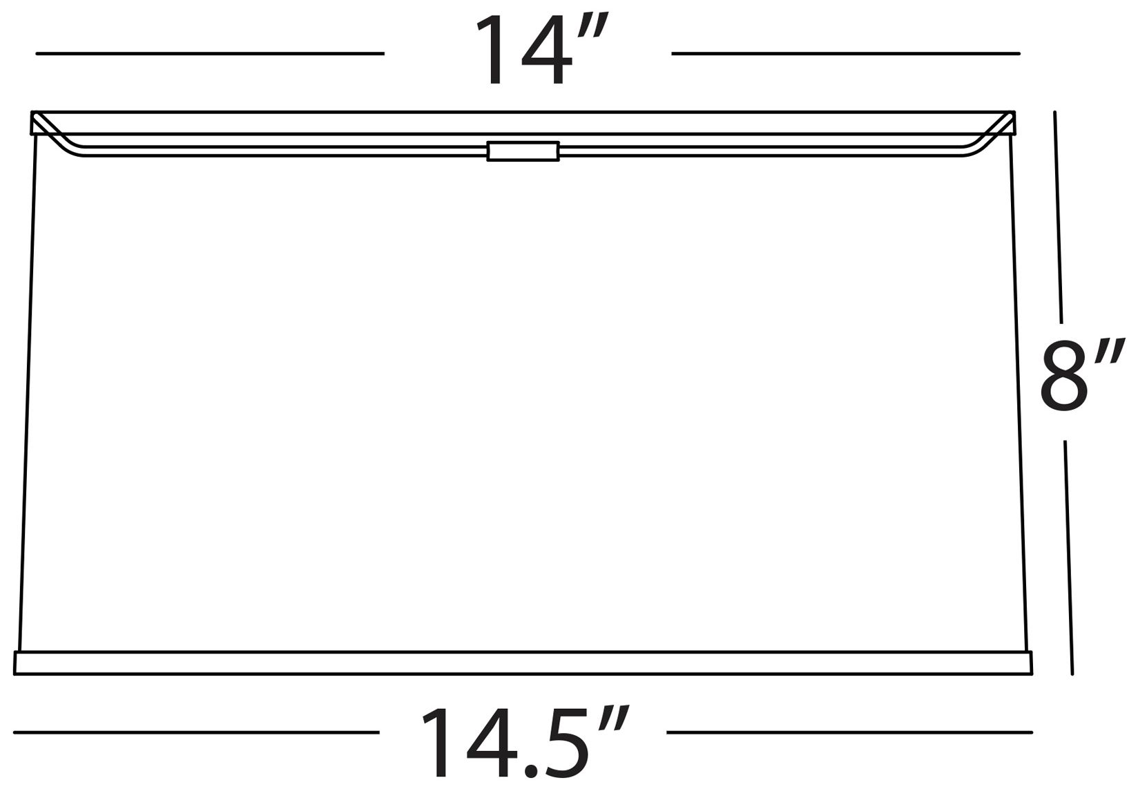 Image 3 Abbey Rose 14.5X8 Rose with Lola Black Trim Lamp Shade more views