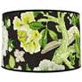 Abbey Rose 16.5" x 17" x 11" Bermuda Blossoms/Jet Shade