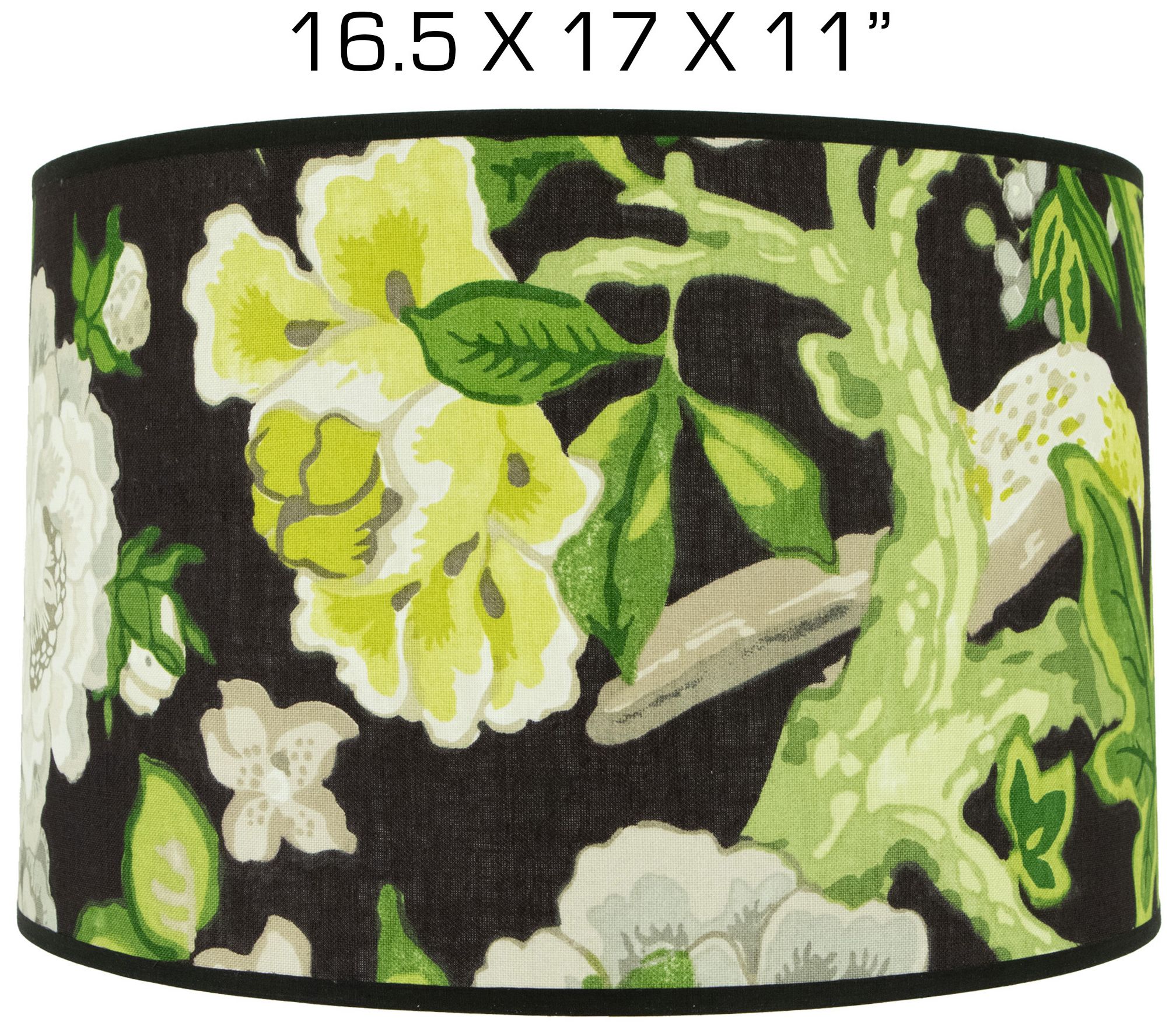 Image 2 Abbey Rose 16.5" x 17" x 11" Bermuda Blossoms/Jet Shade more views