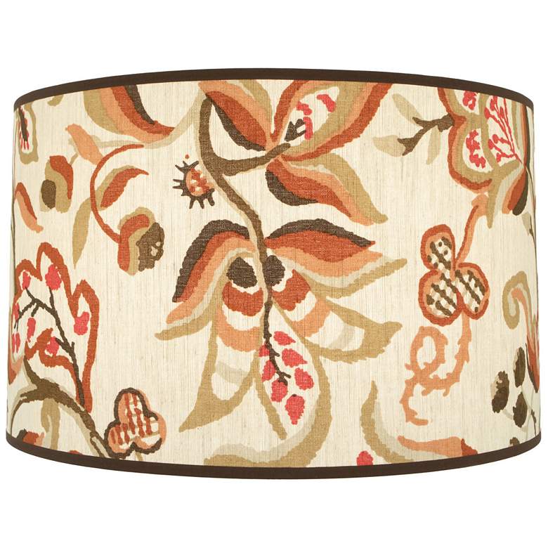 Image 1 Abbey Rose 17.5" x 18" x 11" Alexandra Vine Linen/Natural & Spice Shade