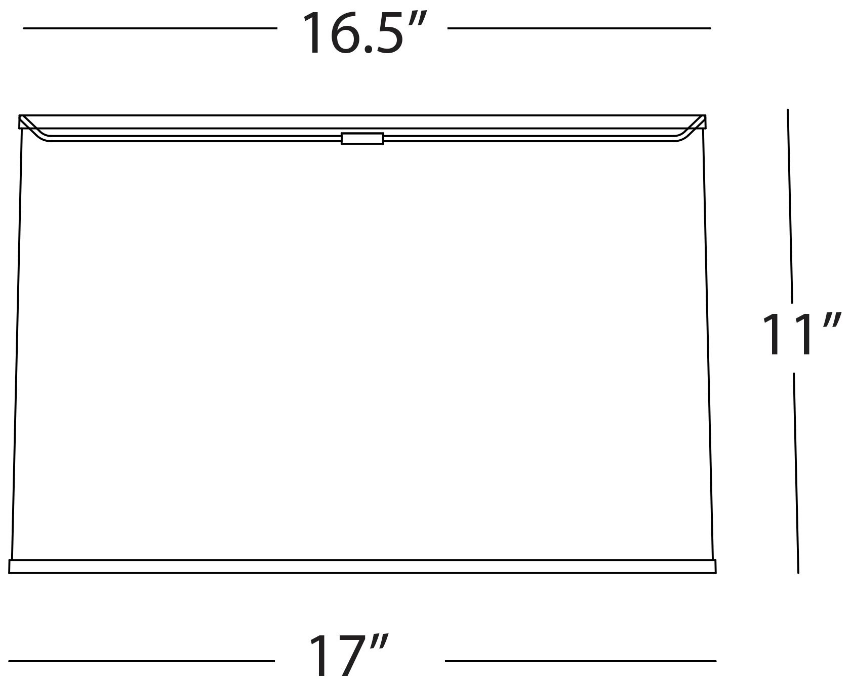Image 2 Abbey Rose 17X11 Taupe with Lola Black Trim Lamp Shade more views