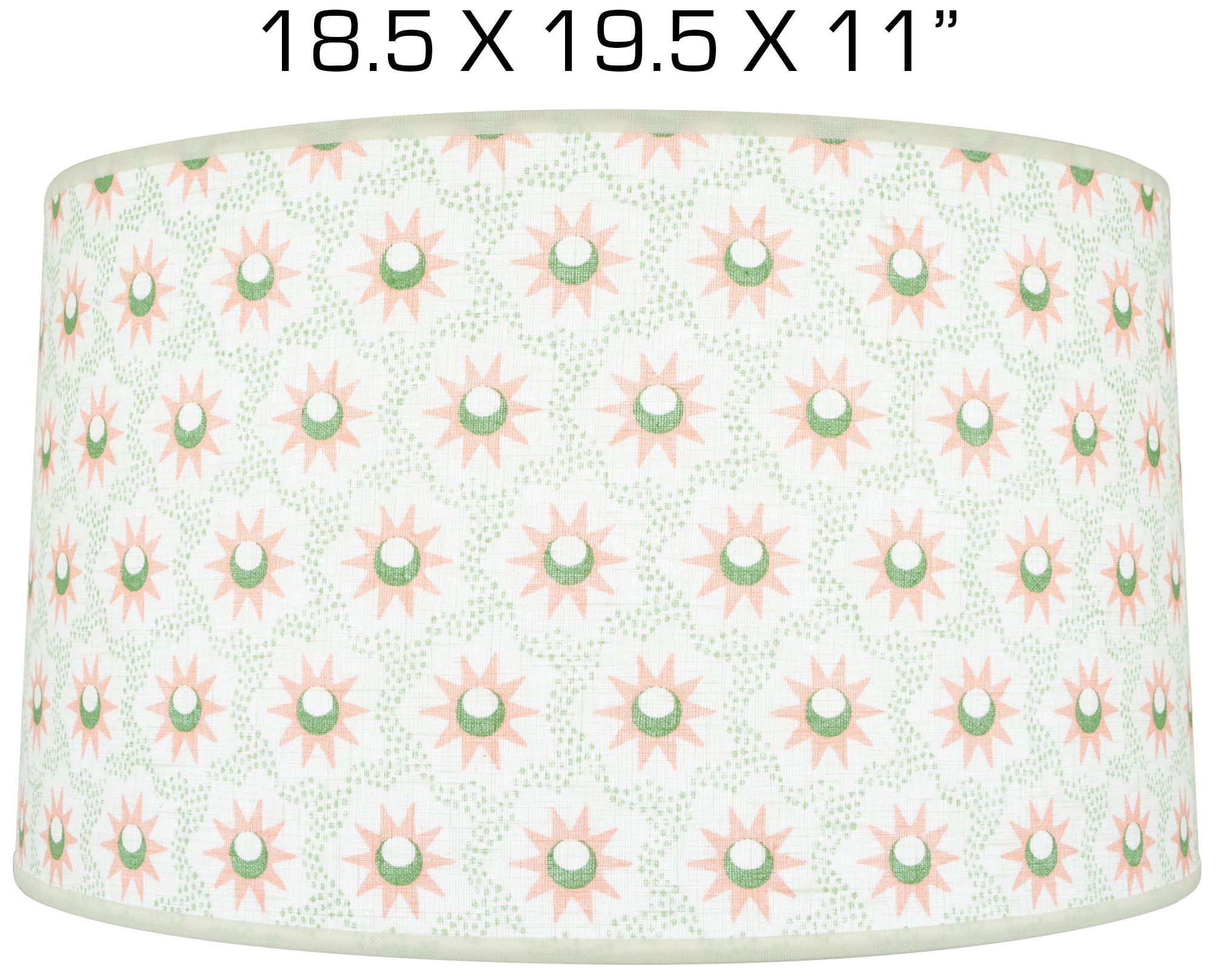 Image 2 Abbey Rose 18.5" x 19.5" 11" Lucie/Pink & Green Shade more views