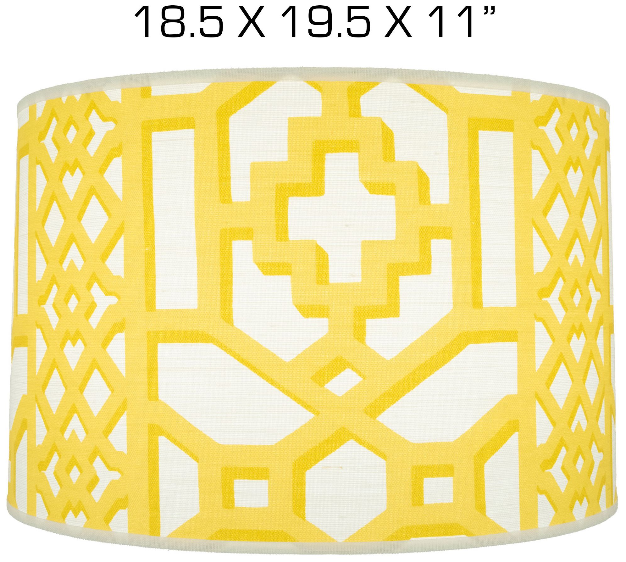 Image 2 Abbey Rose 18.5" x 19.5" x 11" Zanzibar Trellis Chintz/Canary Shade more views