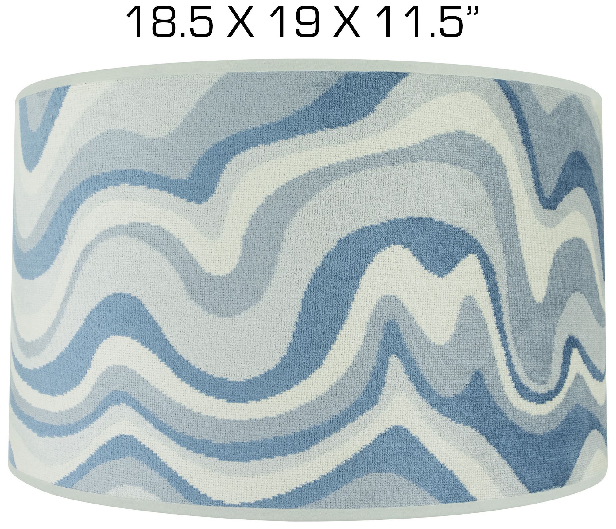 Image 2 Abbey Rose 18.5" x 19" x 11.5" Swirl Velvet/Mineral Shade more views