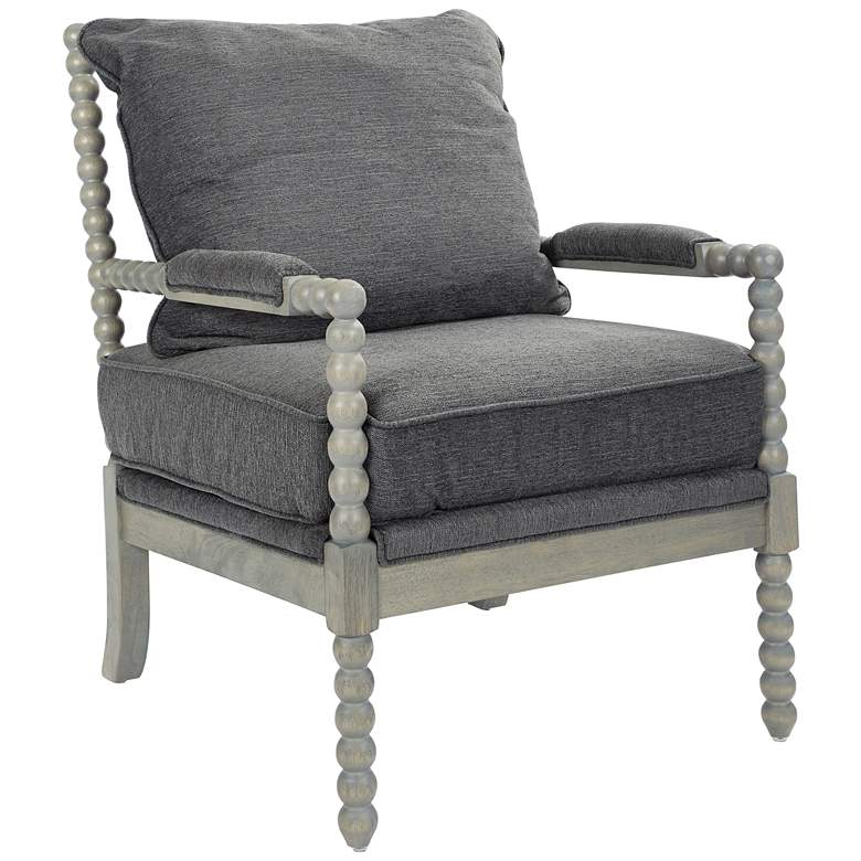 Image 1 Abbot Charcoal Fabric Accent Chair