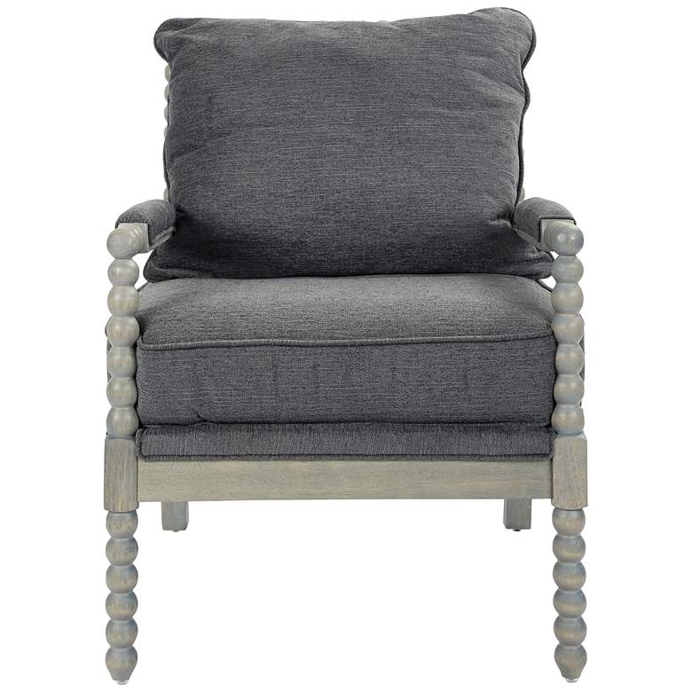 Image 3 Abbot Charcoal Fabric Accent Chair more views