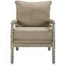 Abbot Dolphin Fabric Accent Chair