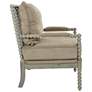 Abbot Dolphin Fabric Accent Chair