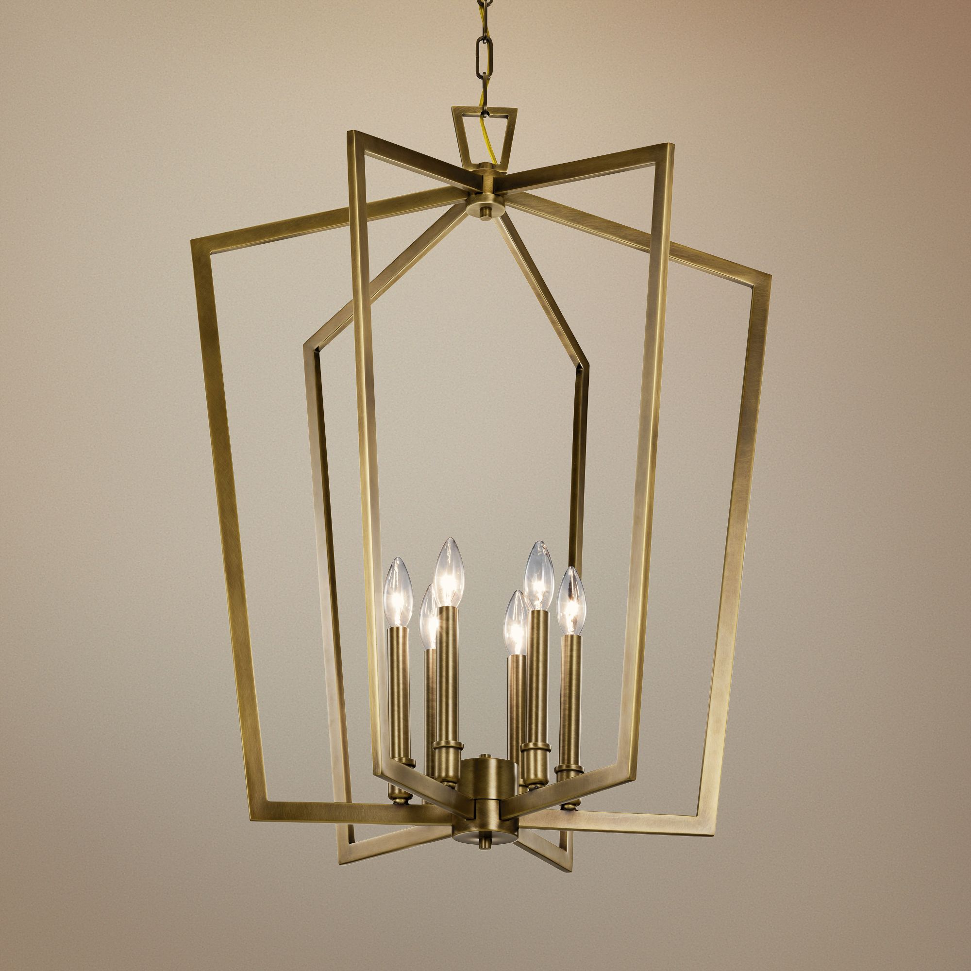 6 light foyer pendant