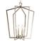 Abbotswell 24 3/4" Wide Polished Nickel 6-Light Pendant