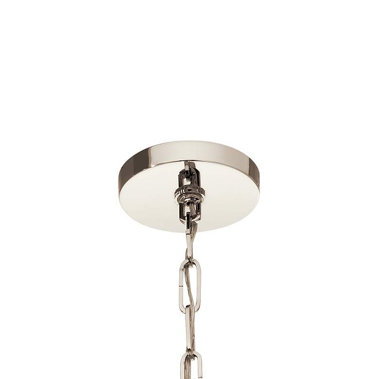 Image 4 Abbotswell 24 3/4" Wide Polished Nickel 6-Light Pendant more views