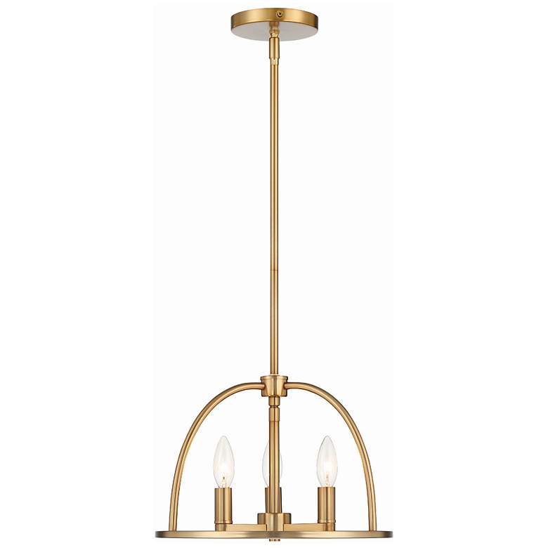 Image 1 Abbott 3 Light Vibrant Gold Chandelier